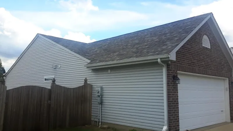 The color of this shingle is Storm Cloud from the Owens Corning Designer series.