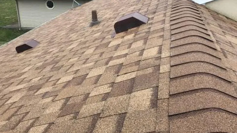 The ridge caps add a distinctive appearance to your roofing system. Keeping them nice and straight adds beauty to your finished roofing system.