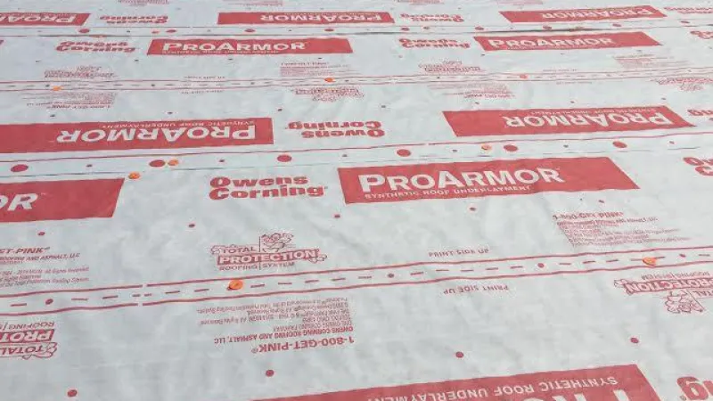 The Owens Corning ProArmor Synthetic Roof Underlayment is an excellent secondary leak barrier for your home's roofing system.
