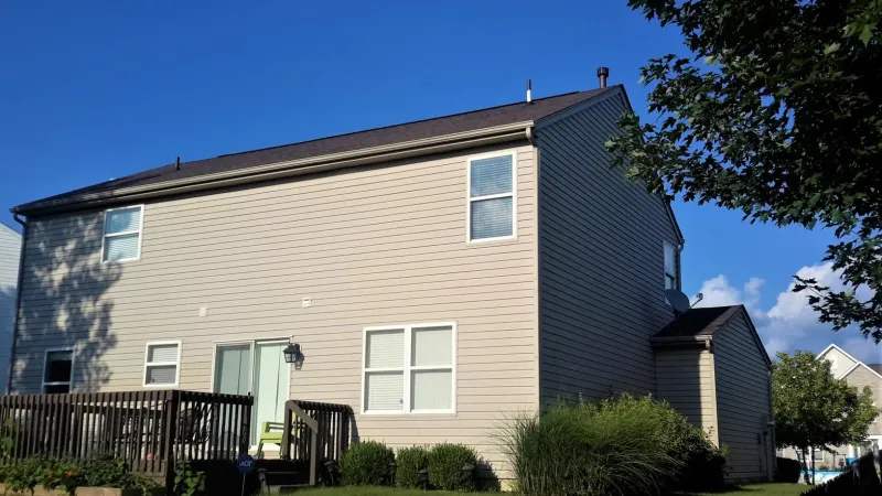 This home's old roof was taken completely off, and a new Owens Corning Duration roofing system was installed.