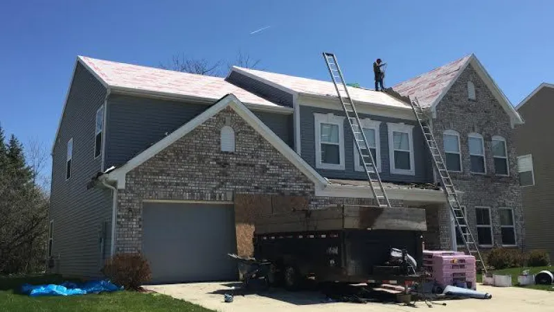 After the underlayment is installed, Roof It Forward ALWAYS adds new edge metal to your roof's eave and rake areas. Ice and water protection is also installed in all valley areas.