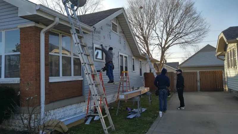 House wrap helps your home's walls breathe while keeping cold air out.