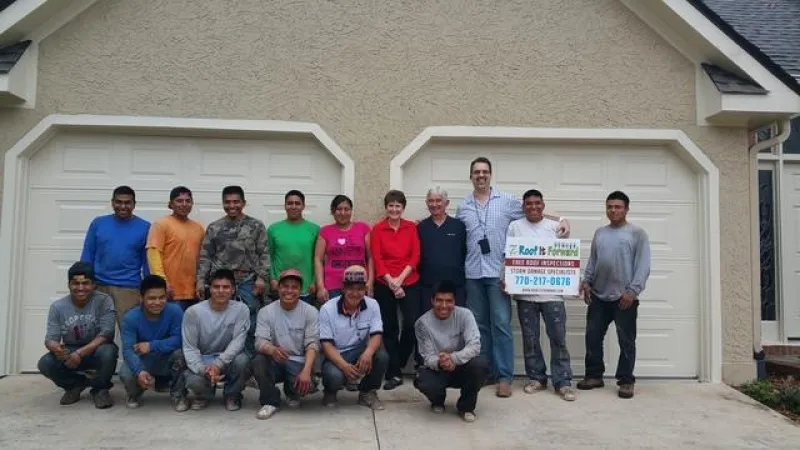 Our crew and customers are always happy after the job is complete!