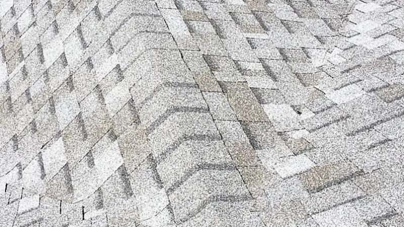 This shingle, along with the shadow lines, gives the roof beautiful dimensions.