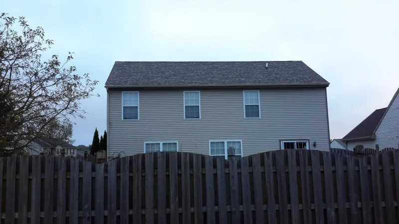 This home has a more modern look with the new shingle design.