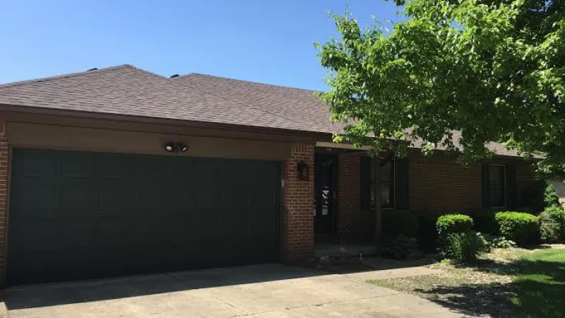 The roofing system replacement on this home added instant value and a dramatic appearance.