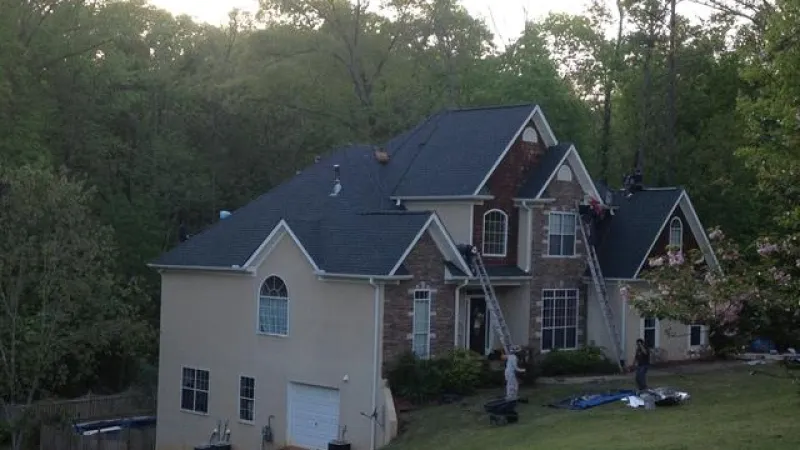 Crew is cleaning up nicely!