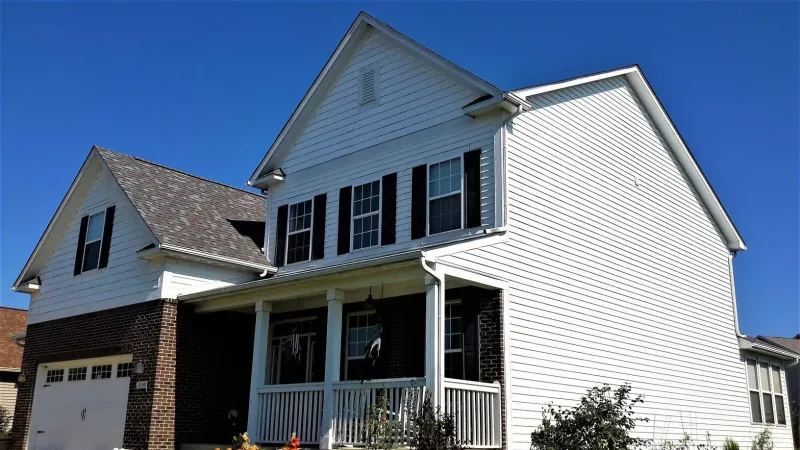 All items used are part of the Owens Corning roofing system, including the shingles and matching ridge caps. All roof penetrations are custom painted to match the roofing system color for that added special touch.