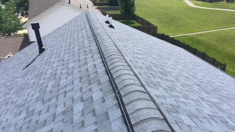 The shingles' built-in SureNail Technology strips give us a triple bond nailing surface for more strength.