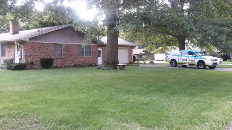 This home received a new, full roofing system. The entire roof was taken off, all the way down to the decking. The decking was then completely inspected for damage before the new roofing system was installed.