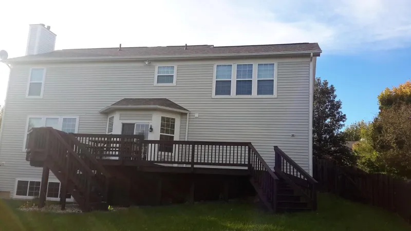 All items used are part of the Owens Corning roofing system, including the shingles and matching ridge caps. All roof penetrations are custom painted to match the roofing system color for that added special touch.