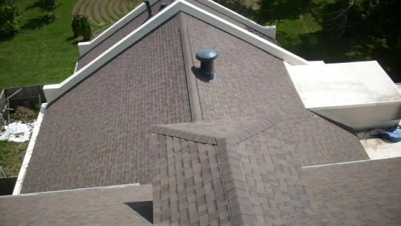 Full roof replacement on the church using Owens Corning Duration Shingles.