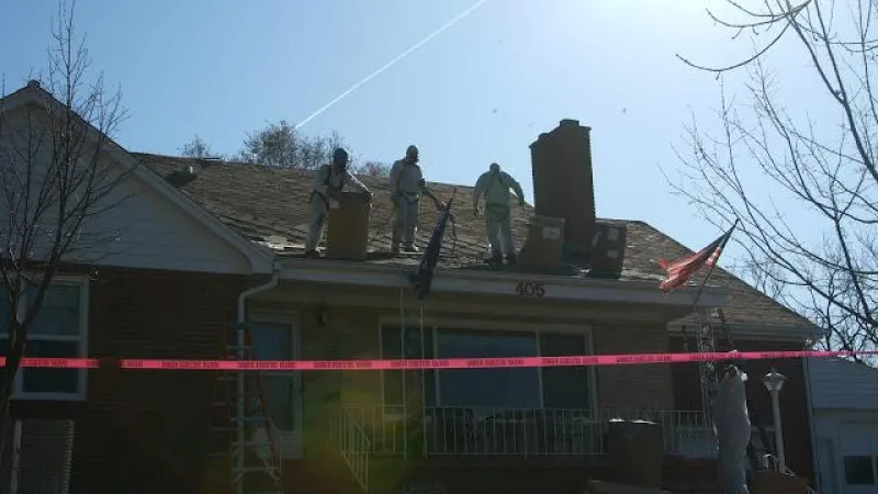 Asbestos Roof Installation