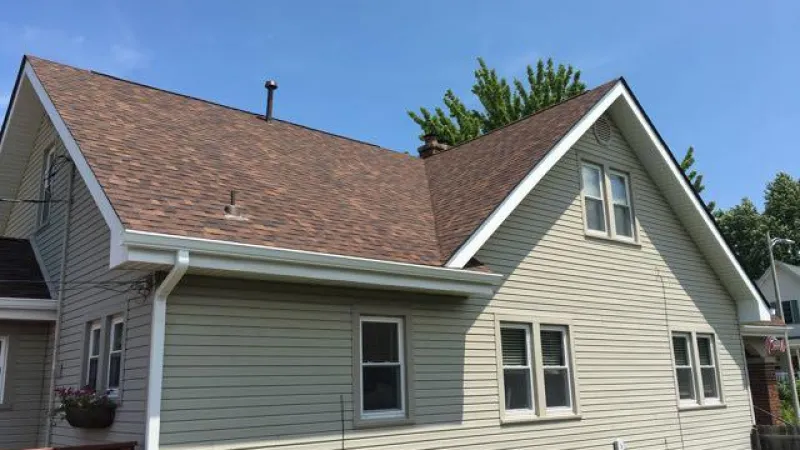 This new roofing system gives the home an amazing curb appeal. The first thing you notice on the block is this home's beauty.
