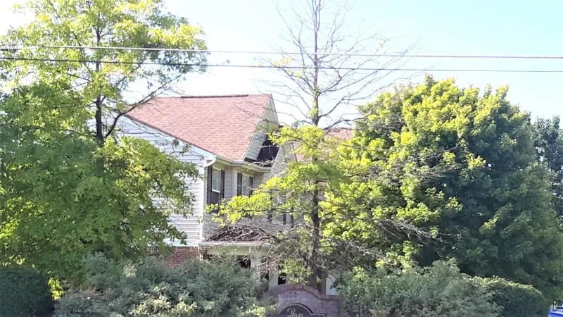 These shingles along with the shadow lines give the roof beautiful dimensions.
