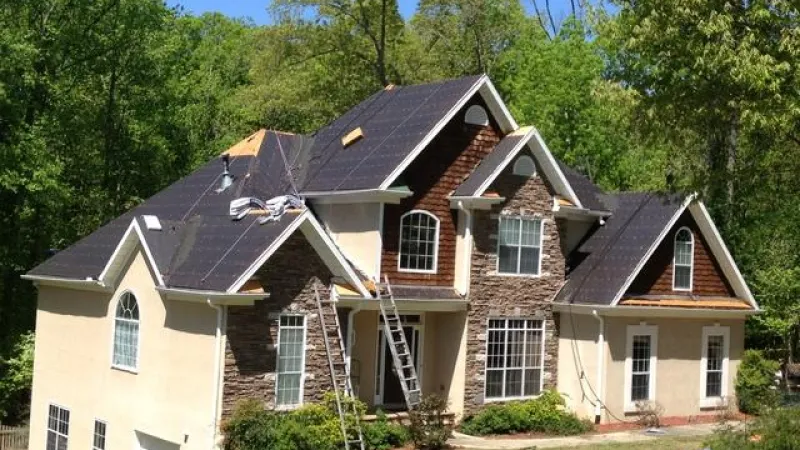 An important step is replacing all of the felt that will be under newly installed shingles.