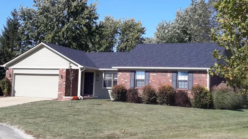 The lifetime shingles installed on this roof are the Duration shingles. These shingles utilize the SureNail Technology strips for a 130 mph wind rating. The best shingle in its class.