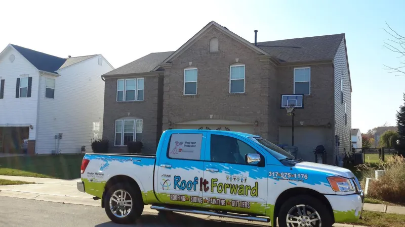 Clean, crisp lines in all Roof It Forward projects.