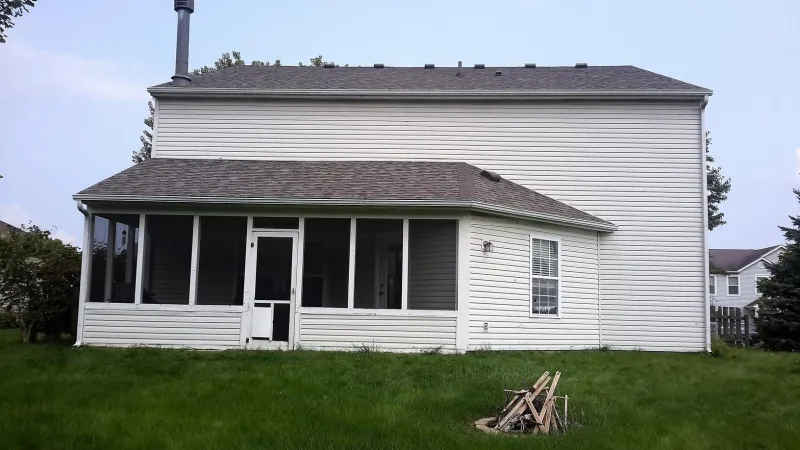 This home's old roof was taken completely off, and a new Owens Corning Duration roofing system was installed.