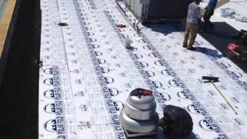 Existing roof has now been removed and disposed of. We have the insulation plates installed and are now ready to start the TPO installation process.