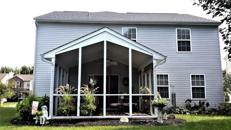 All items used are part of the Owens Corning roofing system, including the shingles and matching ridge caps. All roof penetrations are custom painted to match the roofing system color for that added special touch.