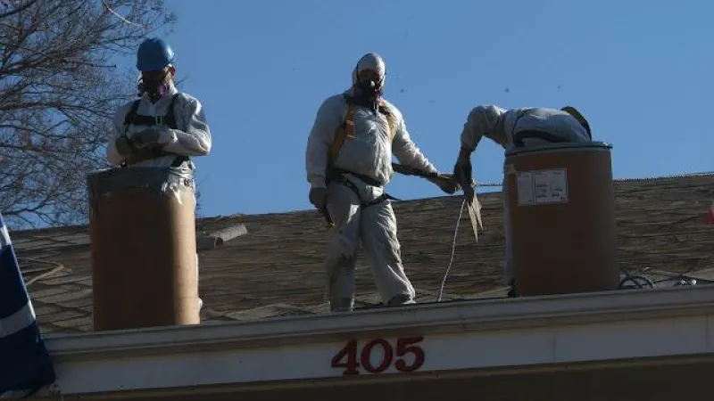 Asbestos Roof Installation