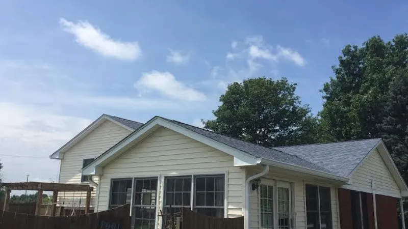 Roof It Forward uses matching specialty ridge caps and Owens Corning products on their roofing systems. All pipe jacks and vents are painted to match or complement the roofing system, as well.