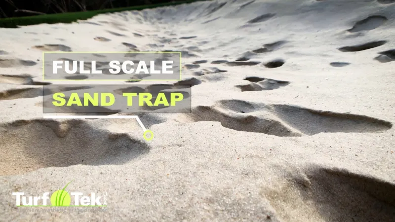 Synthetic Putting Green WITH SANDTRAP in Your BACKYARD - TurfTek USA