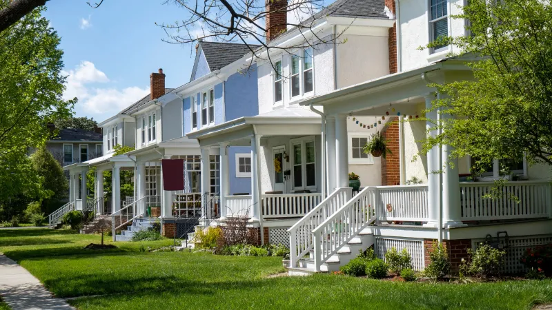 a row of houses