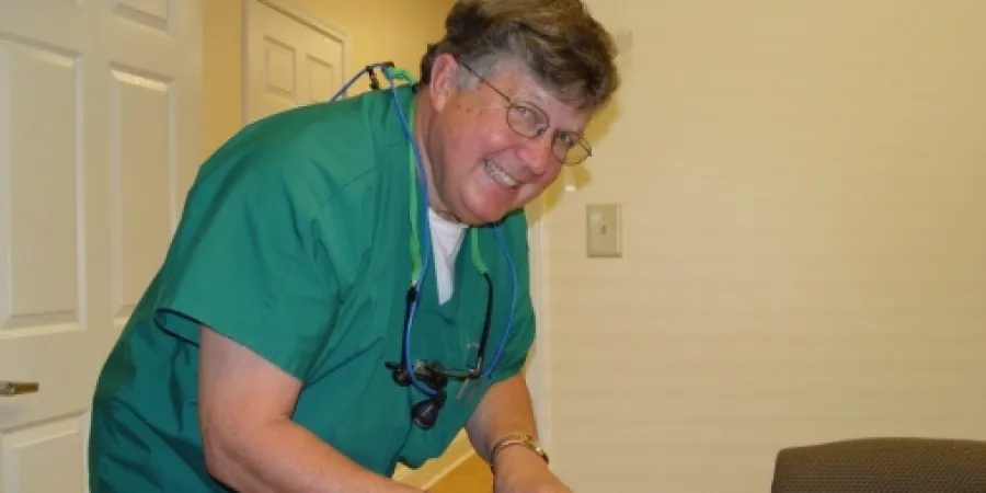 Dr. Alford smiling at the camera