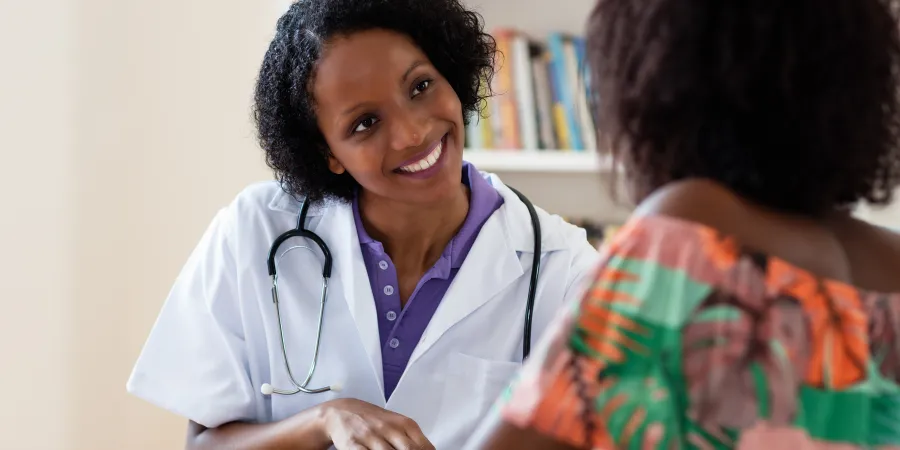 a doctor and a patient