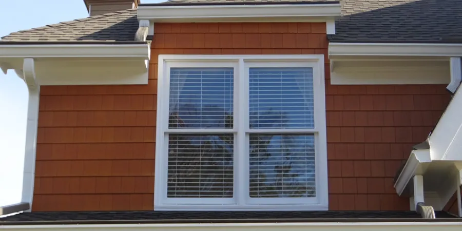 a window on a building