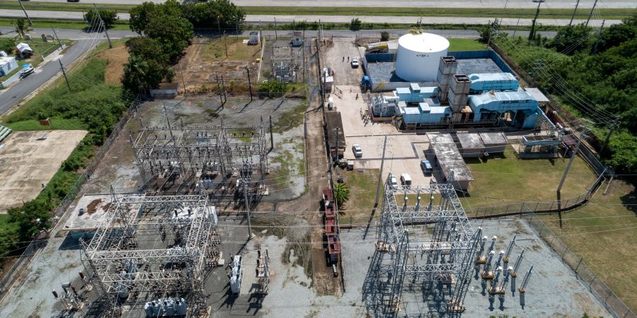 a high angle view of a construction site