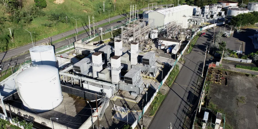 a high angle view of a building