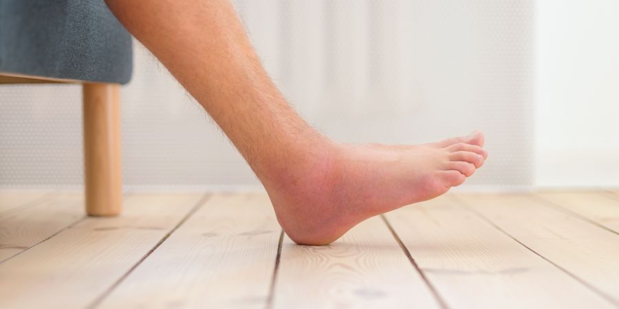 a person's legs and feet