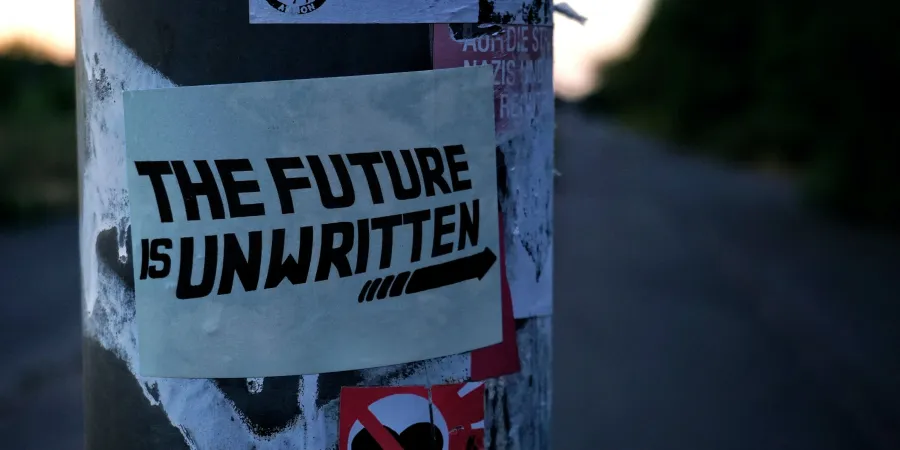 a sign on a pole