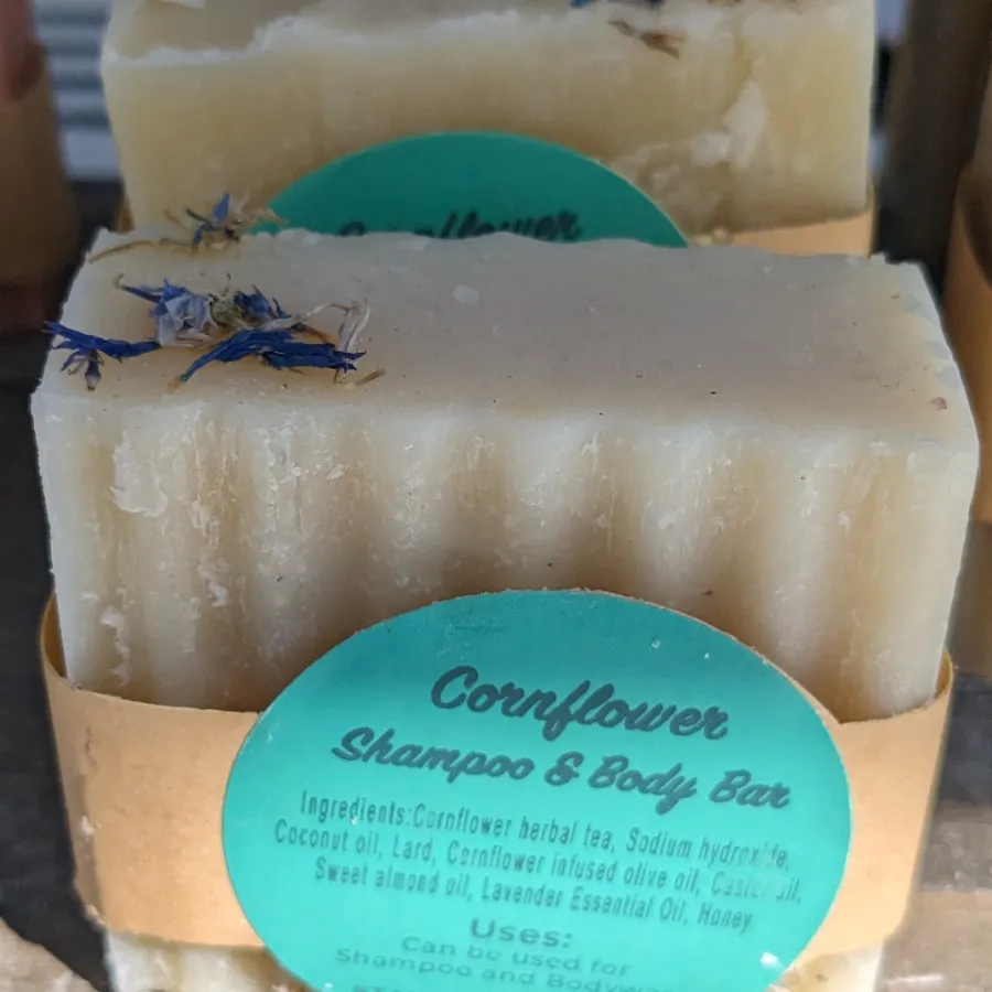 Blue Cornflower Shampoo Bars