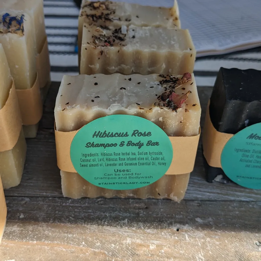 Hibiscus Rose Shampoo Bar