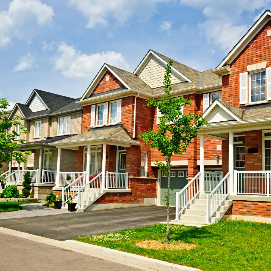 a row of houses