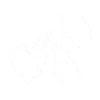 White silhouette of a hand gripping a dumbbell on a transparent background