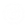 White target with an arrow hitting the bullseye symbol on a black background