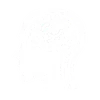 White silhouette of a human head with a stylized brain outline inside on a black background