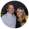 a man and woman posing for a picture
