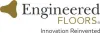 Engineered Floors logo with a gold abstract shape and text Innovation Reinvented below.