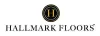 Hallmark Floors logo with a gold H inside a black and gold circular emblem above black text.
