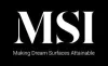 MSI logo with the tagline Making Dream Surfaces Attainable on a black background