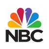 NBC logo featuring a colorful peacock with six feathers above bold black NBC letters on white background
