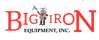 Big Iron logo with a cartoon cowboy robot holding a wrench between red letters