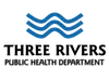 Blue wavy lines above text representing Aquarius zodiac sign on transparent background