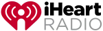 a red and white logo
